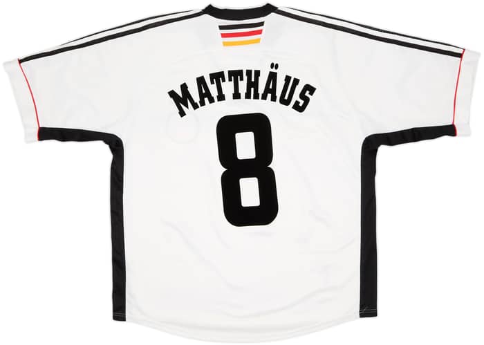1998-00 Germany Home/Training Shirt Matthaus #8 - 6/10 - (XL)