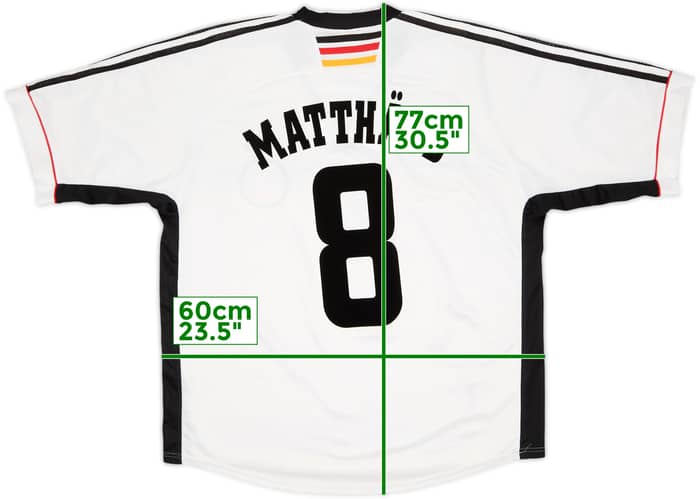 1998-00 Germany Home/Training Shirt Matthaus #8 - 6/10 - (XL)