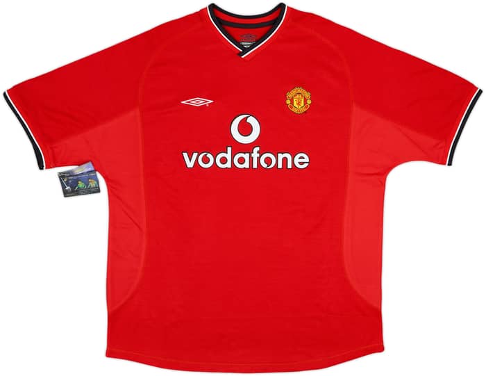2000-02 Manchester United Home Shirt Beckham #7 (XXL)