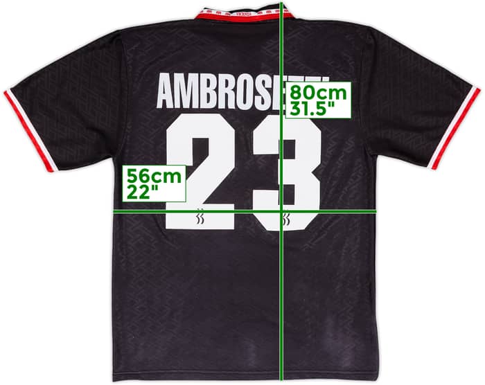 1996-97 Vicenza Third Shirt Ambrosetti #23 - 8/10 - (XXL)