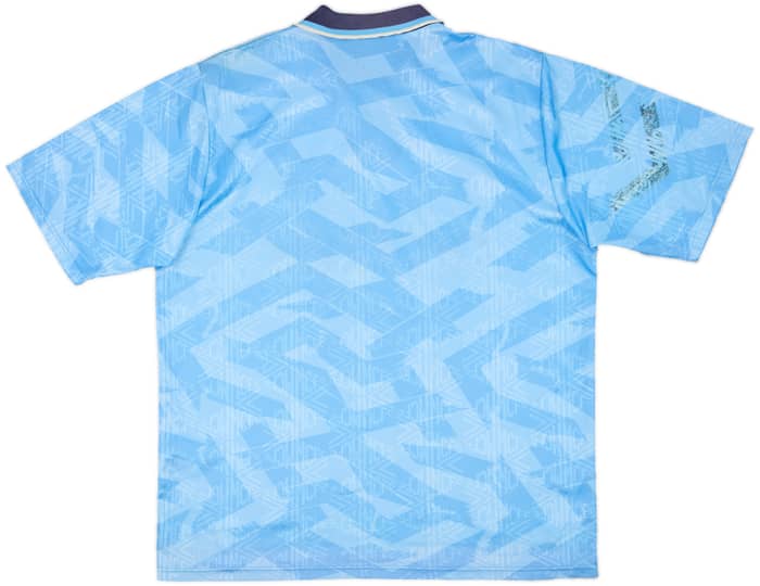 1991-93 Manchester City Home Shirt - 8/10 - (XL)