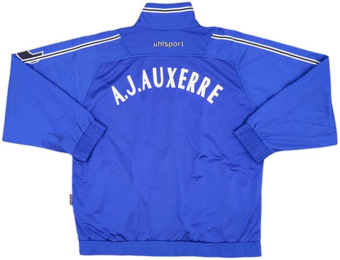 2000-01 Auxerre Uhlsport Player Issue Track Jacket #28 - 5/10 - (L)