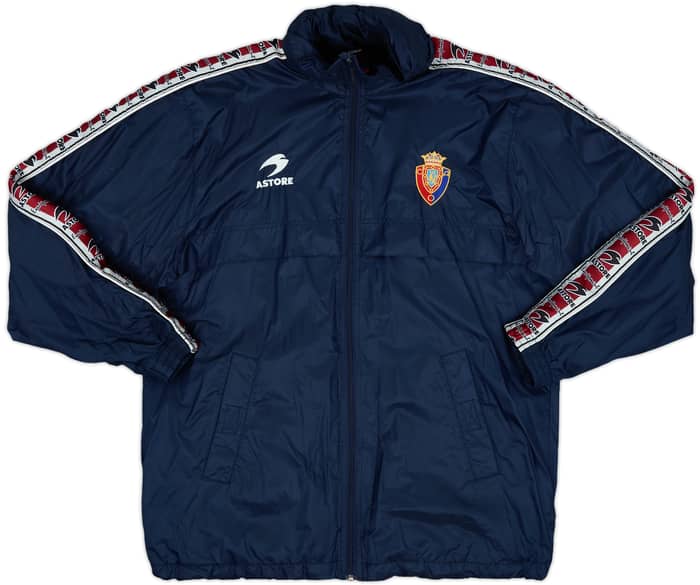 Chaqueta impermeable con capucha del Osasuna 1998-00 - 5/10 - (L)