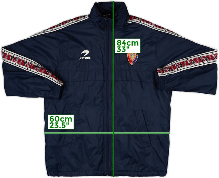 Chaqueta impermeable con capucha del Osasuna 1998-00 - 5/10 - (L)