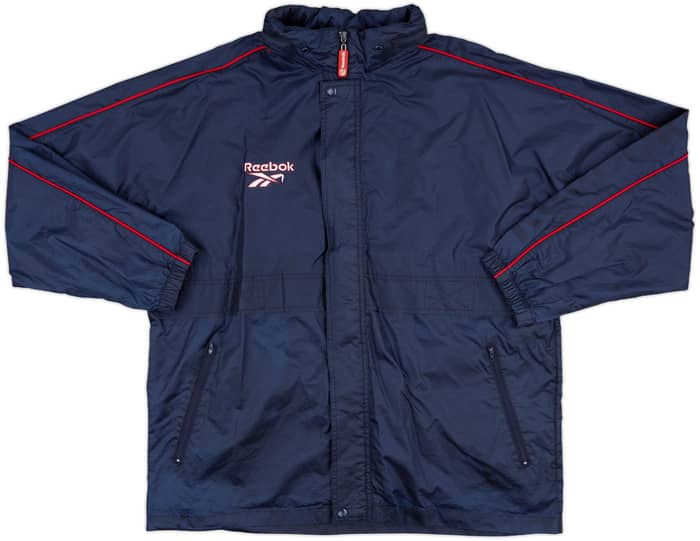 1998-99 Atletico Madrid Reebok Hooded Rain Jacket - 5/10 - (L)