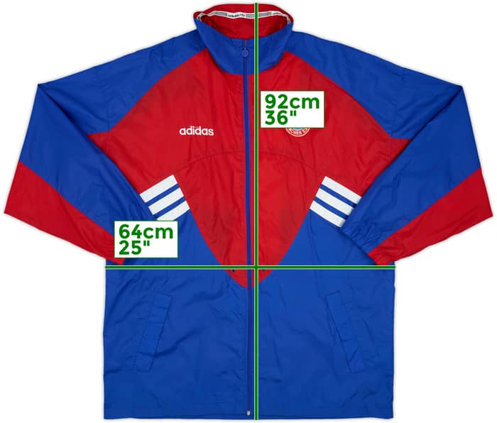 1993-95 Bayern Munich adidas Rain Jacket - 6/10 - (XXL)
