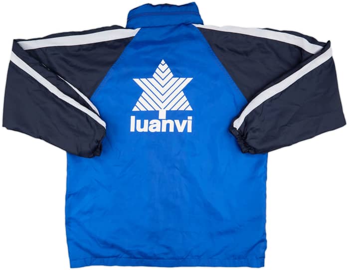 1999-00 Alaves Luanvi Hooded Rain Jacket - 9/10 - (XXL)