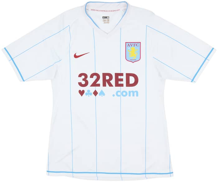 2007-08 Aston Villa Player Issue Away Shirt Carew #10 - 7/10 - (M)