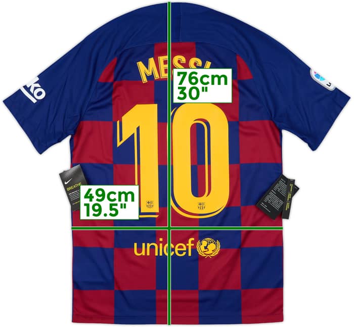 2019-20 Barcelona Home Shirt Messi #10 (M)