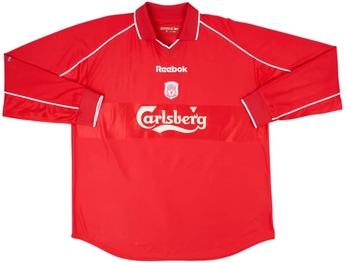 2000-02 Liverpool Home L/S Shirt Fowler #9 - 9/10 - (XXL)