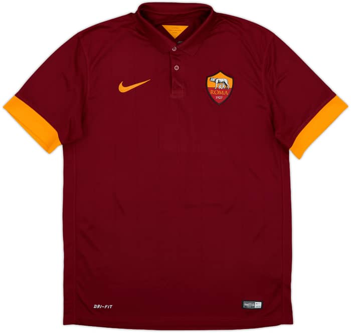 2014-15 Roma Home Shirt De Rossi #16 - 10/10 - (M)