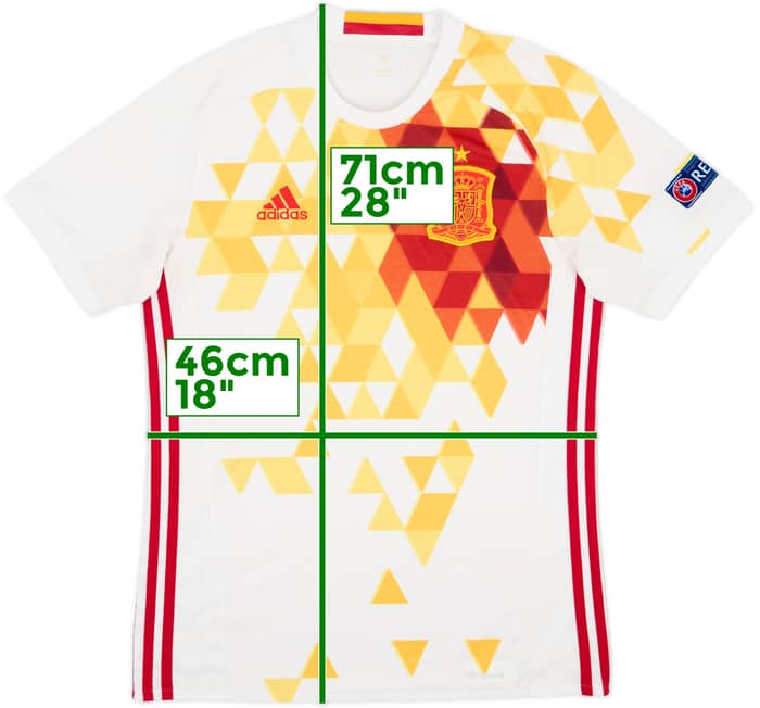 2016-17 Spain Away Shirt - 7/10 - (S)