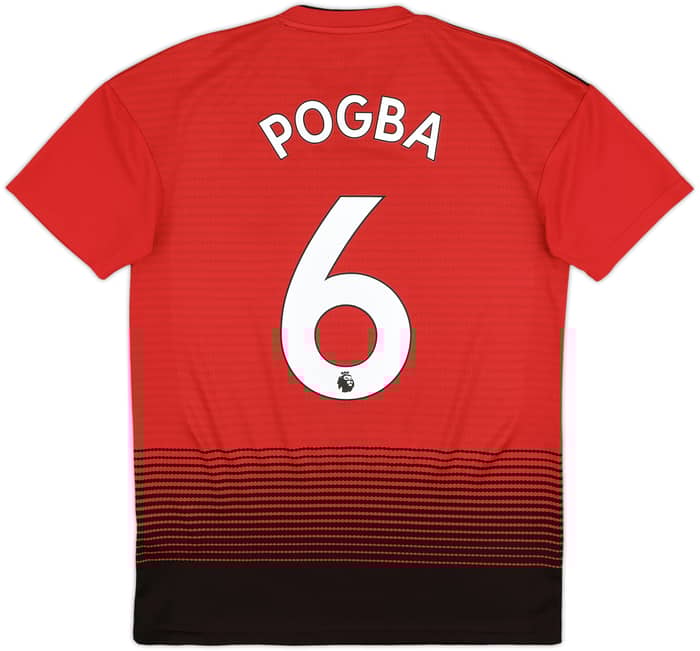 2018-19 Manchester United Home Shirt Pogba #6 - 5/10 - (S)