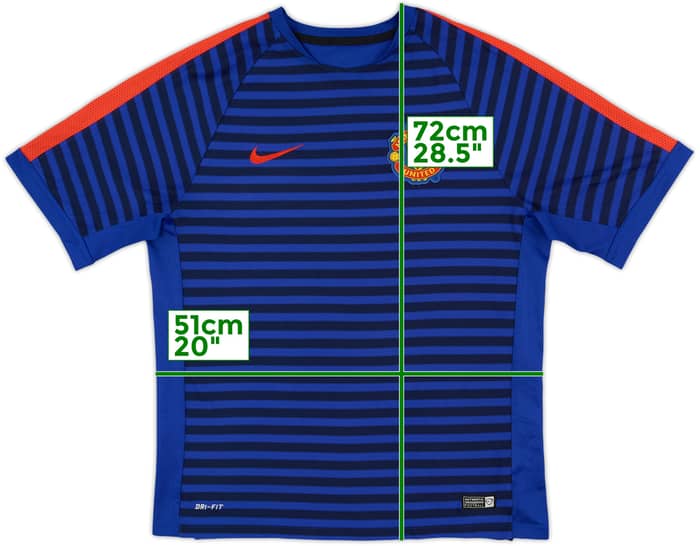 2014-15 Manchester United Nike Training Shirt - 7/10 - (XXL)