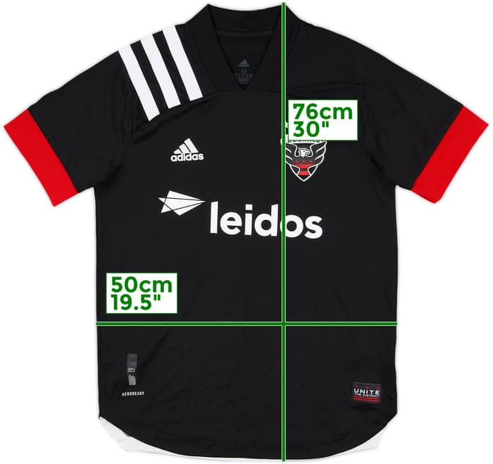 2020-21 DC United Authentic Home Shirt - 9/10 - (M)