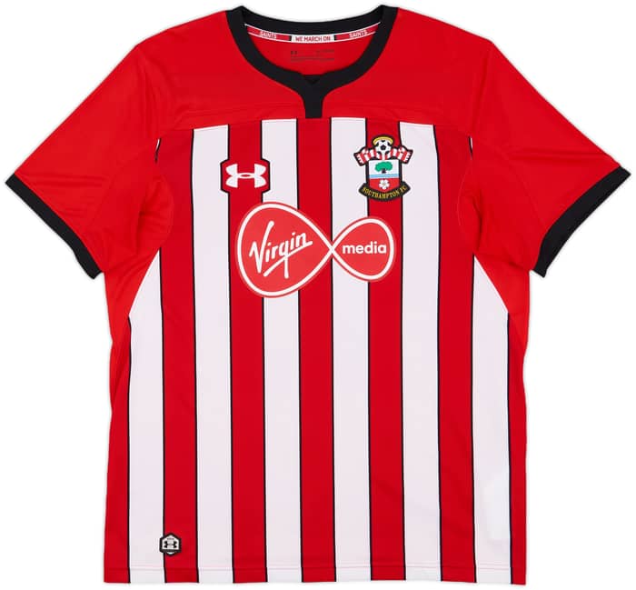 2018-19 Southampton Home Shirt Ward-Prowse #16 - 7/10 - (XL)