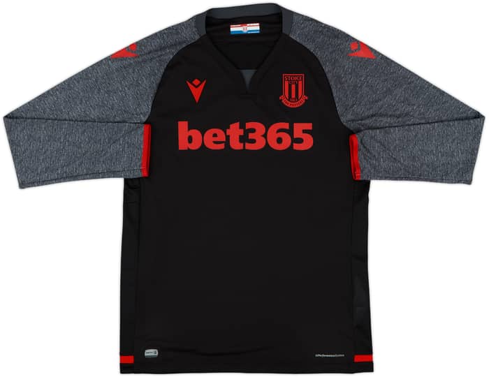 2019-20 Stoke City Away L/S Shirt Allen #4 - 9/10 - (L)