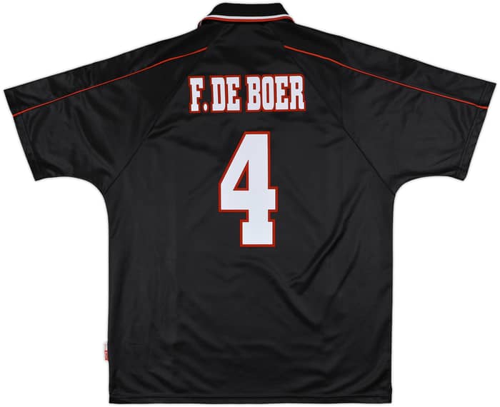 1998-99 Ajax Away Shirt F.De Boer #4 - 8/10 - (XL)
