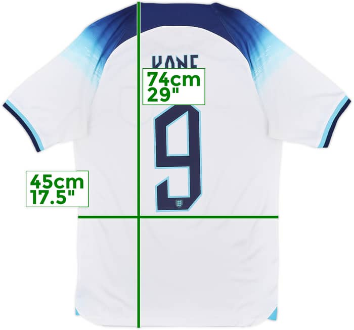 2022-23 England Home Shirt Kane #9 - 8/10 - (S)