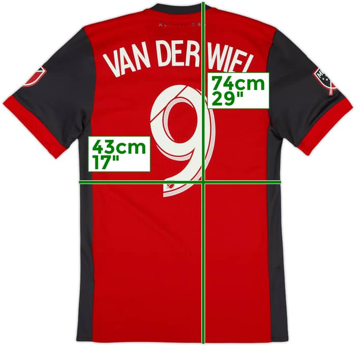 2017 Toronto FC Authentic Home Shirt Van Der Wiel #9 - 8/10 - (S)