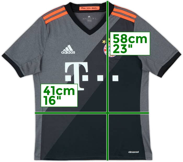 2016-17 Bayern Munich Away Shirt - 9/10 - (L.Boys)