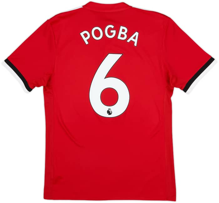 2017-18 Manchester United Home Shirt Pogba #6 - 6/10 - (S)