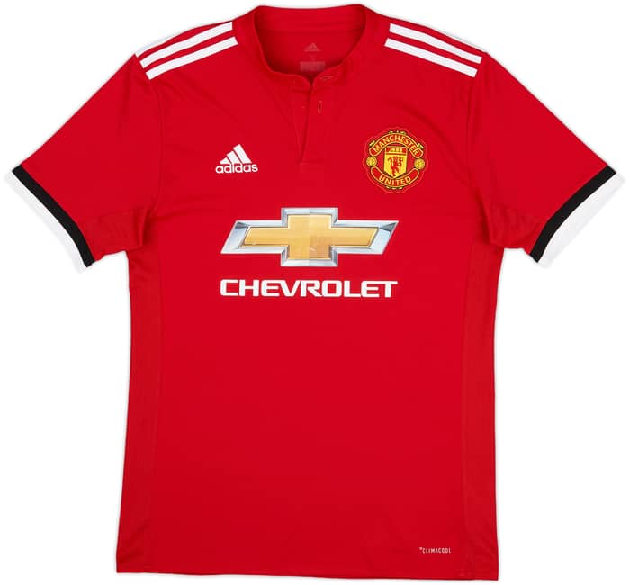 2017-18 Manchester United Home Shirt Pogba #6 - 6/10 - (S)