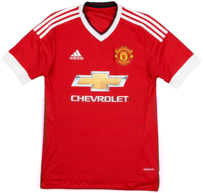 2015-16 Manchester United Home Shirt Rooney #10 - 8/10 - (XS)
