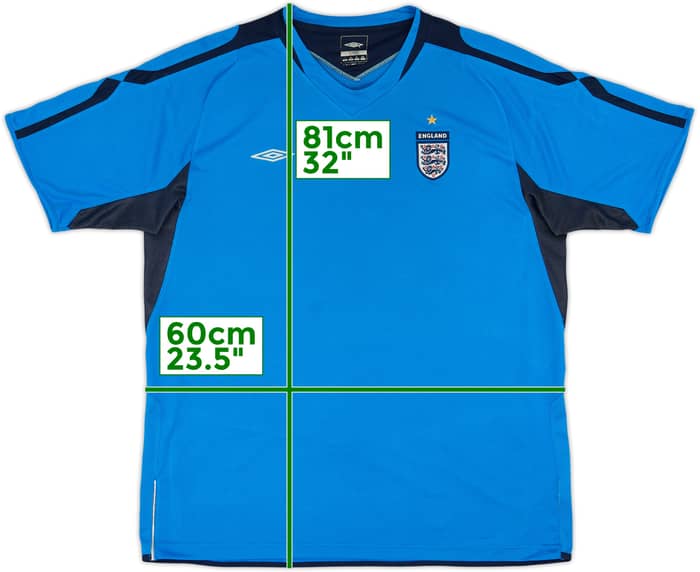 2004-06 England Umbro Training Shirt - 5/10 - (XL)
