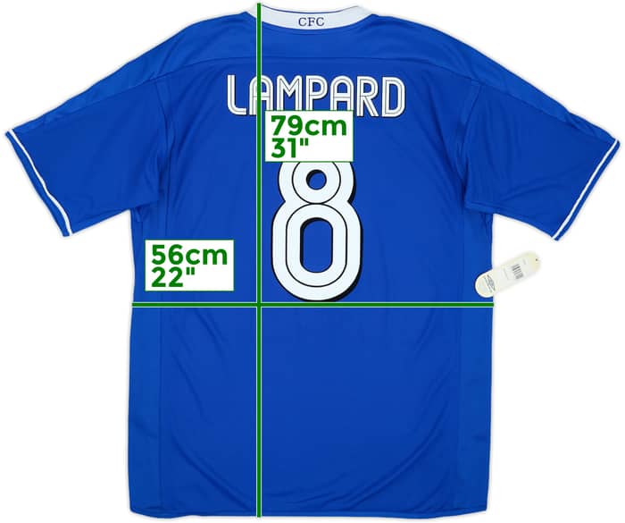 2003-05 Chelsea Home Shirt Lampard #8 (L)
