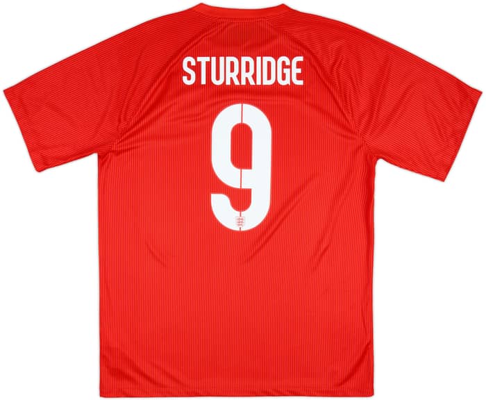 2014-15 England Away Shirt Sturridge #9 - 10/10 - (L)
