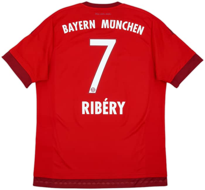 2015-16 Bayern Munich Home Shirt Ribery #7 - 9/10 - (L)