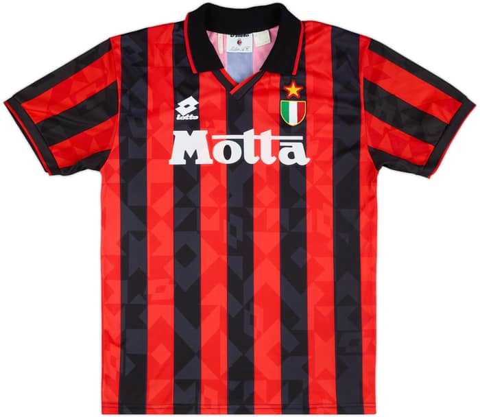 1993-94 AC Milan Home Shirt #9 - 8/10 - (L|XL)