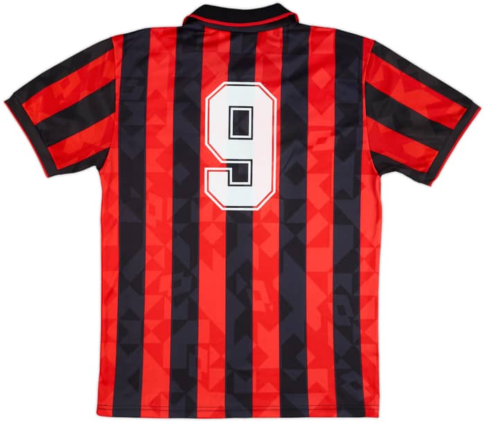 1993-94 AC Milan Home Shirt #9 - 8/10 - (L|XL)