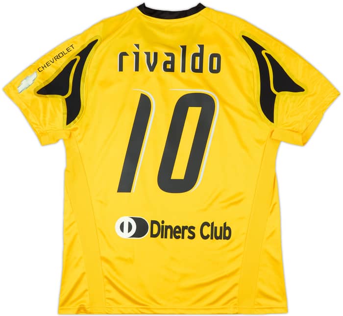 2007-08 AEK Athens Home Shirt Rivaldo #10 (XXL)