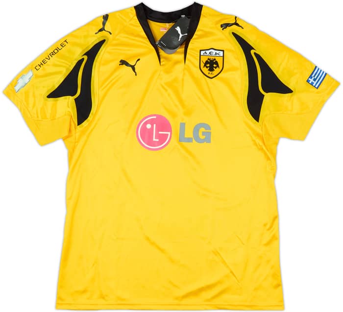 2007-08 AEK Athens Home Shirt Rivaldo #10 (XXL)
