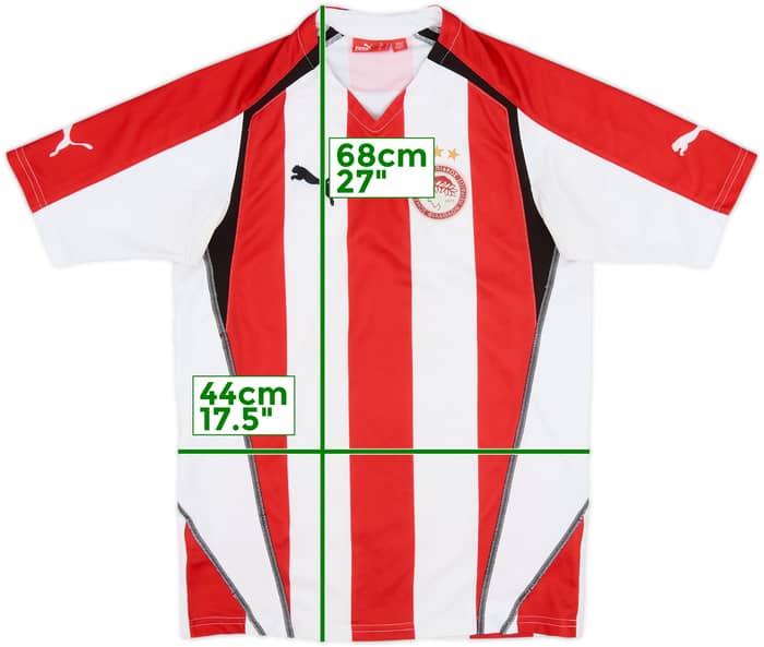 2005-06 Olympiakos Home Shirt - 8/10 - (S)