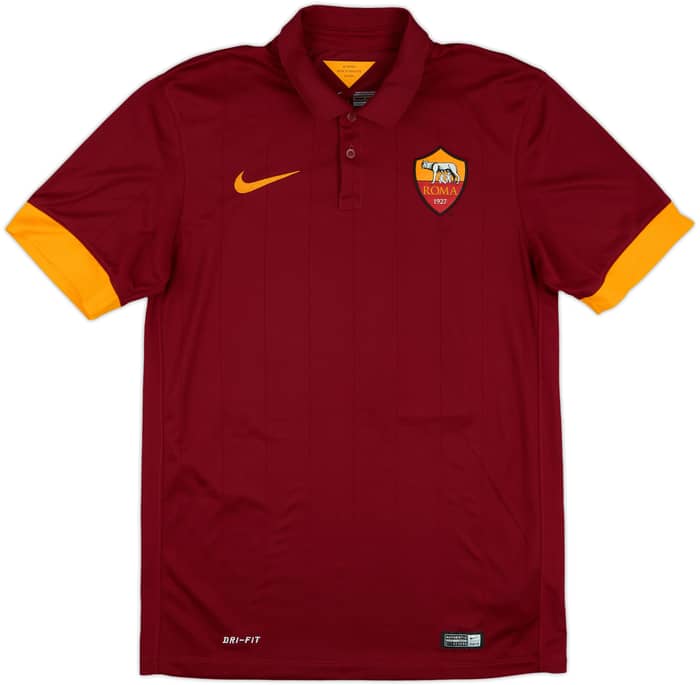 2014-15 Roma Home Shirt De Rossi #16 - 10/10 - (S)