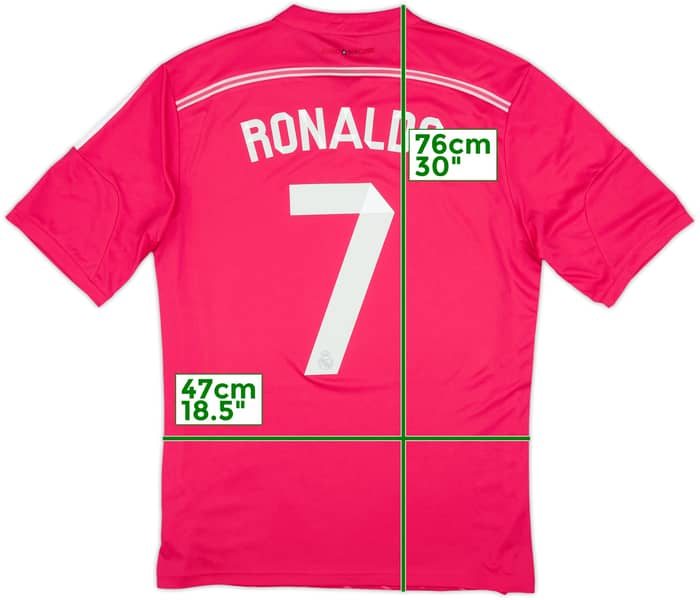 2014-15 Real Madrid Away Shirt Ronaldo #7 - 6/10 - (L)