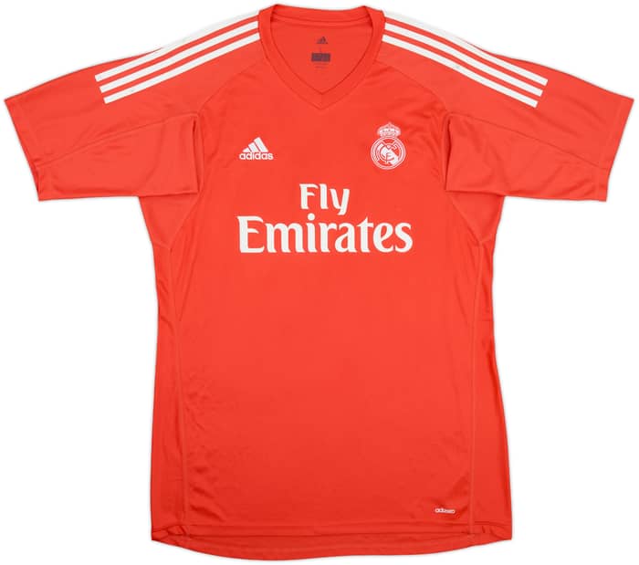2017-18 Real Madrid GK S/S Shirt - 6/10 - (L)