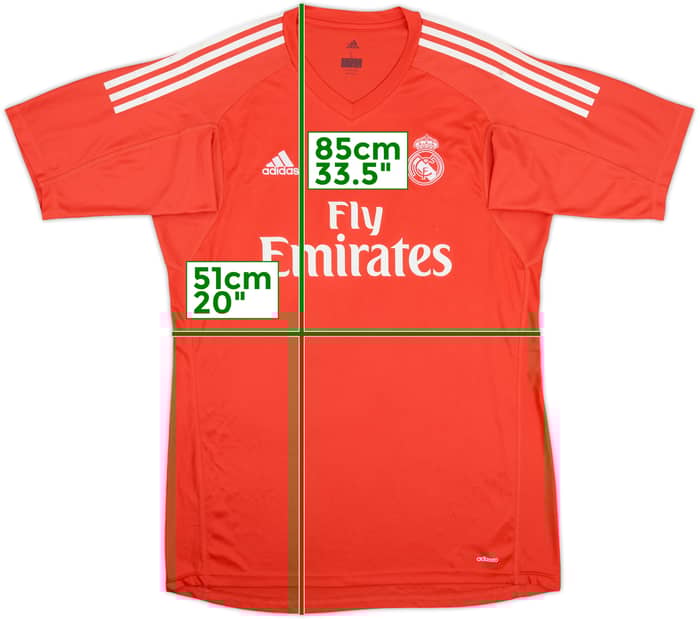 2017-18 Real Madrid GK S/S Shirt - 6/10 - (L)
