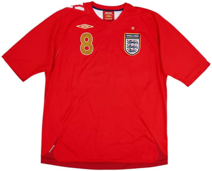 2006-08 England Away Shirt Lampard #8 - 6/10 - (XL)