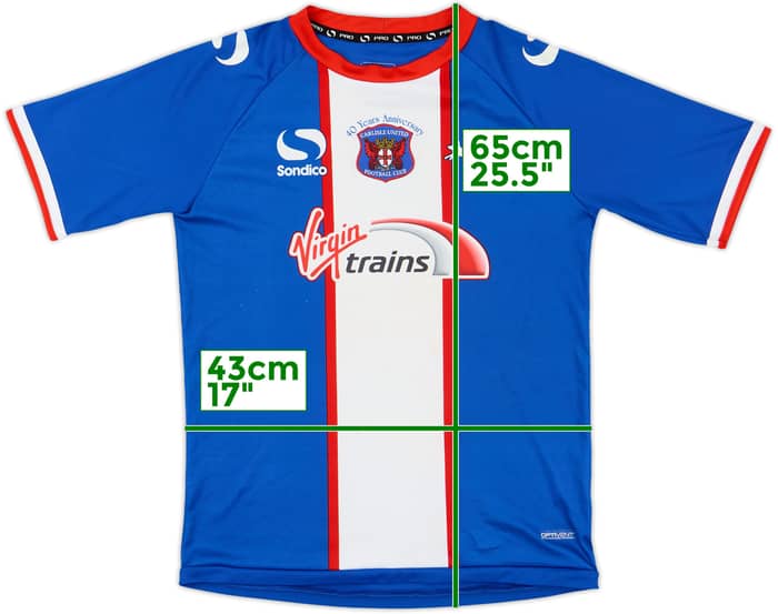 2014-15 Carlisle United Home Shirt - 8/10 - (XL.Boys)
