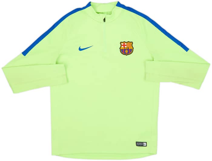 2017-18 Barcelona Nike 1/4 Zip Drill Top - 5/10 - (XL.Boys)