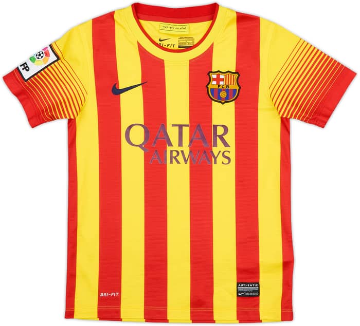 2013-15 Barcelona Away Shirt - 9/10 - (S.Boys)