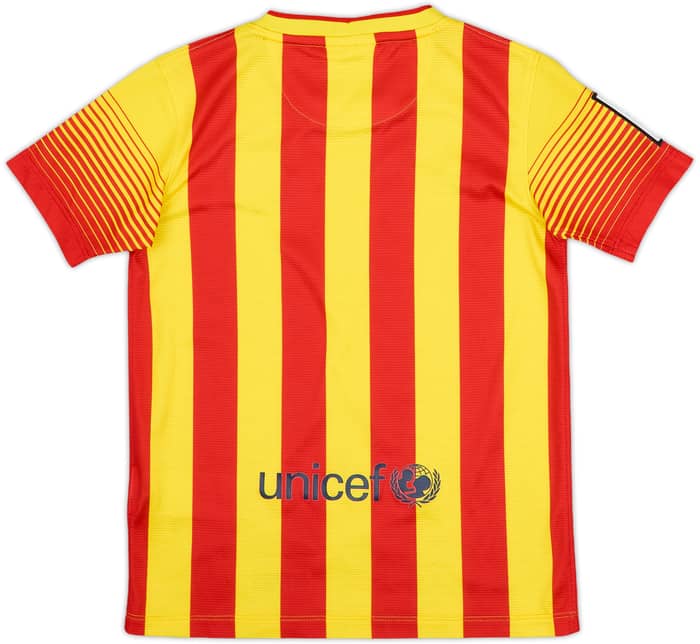 2013-15 Barcelona Away Shirt - 9/10 - (S.Boys)