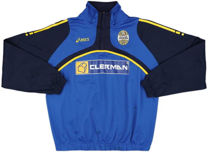 2006-07 Hellas Verona Asics 1/4 Zip Drill Top - 6/10 - (XL)