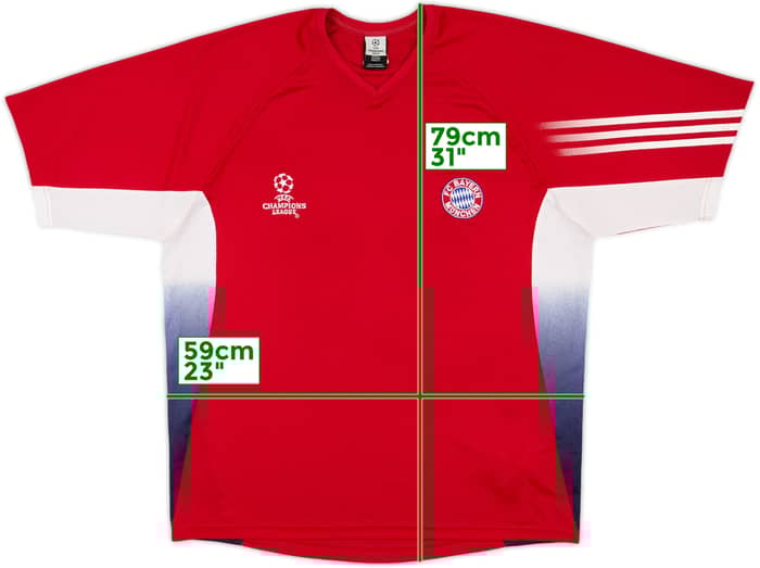 2003-04 Bayern Munich adidas CL Training Shirt - 8/10 - (XL)