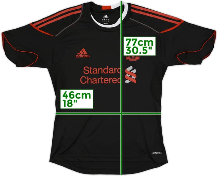 2010-11 Liverpool adidas Formotion Training Shirt - 8/10 - (M/L)