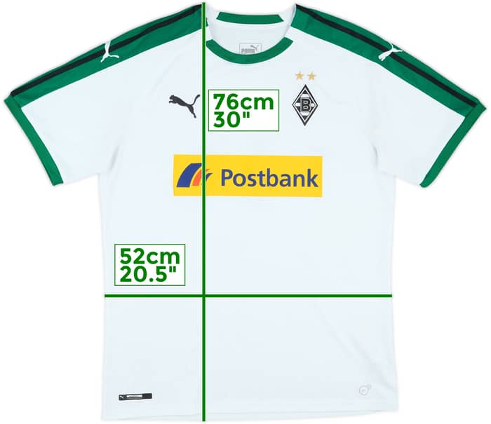 2018-19 Borussia Monchengladbach Home Shirt - 9/10 - (L)